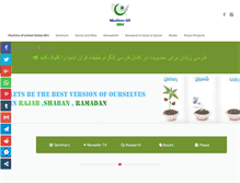 Tablet Screenshot of muslims-us.org